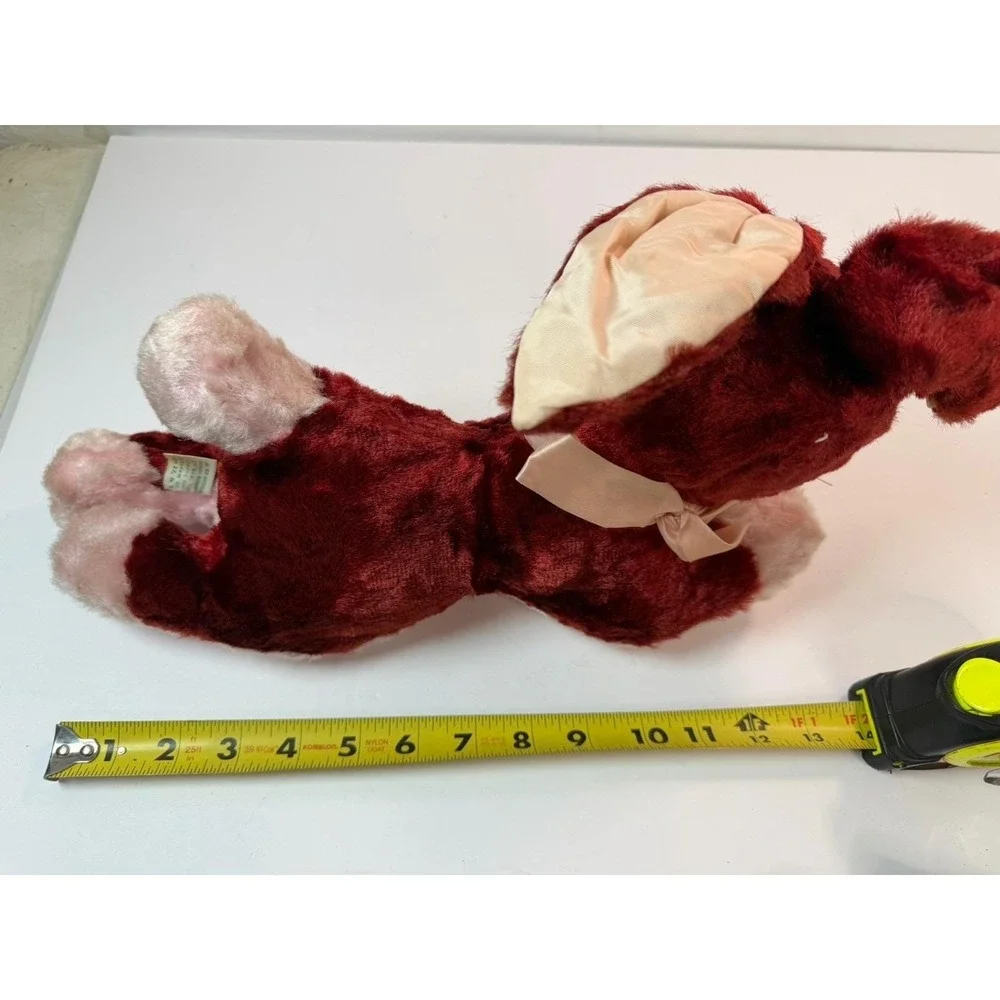 Gund‎ Creation Swedlin Sani-Foam Plush Red Pink Easter Rabbit Bunny Hat 14